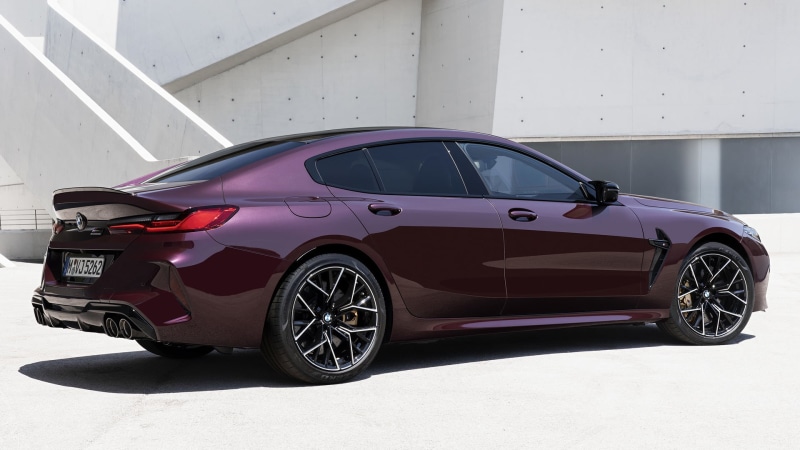 1080P, BMW, Car, BMW M8 Gran Coupe Competition, Luxury Car, Grand Tourer, BMW M8 Gran Coupe, Bordeaux Car