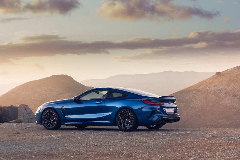 BMW M8, Blue Car, Grand Tourer, 5K, Vehicle, Car, BMW
