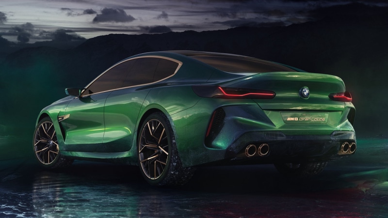 Car, Concept Car, Luxury Car, Green Car, 1080P, BMW, BMW M8 Gran Coupe