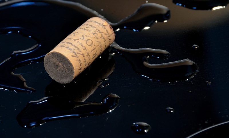 french, Cork, no people, winery, food and drink, high angle view, liquid, black, bottle, bordeaux, cork - stopper, still life, Stopper, red, plug, container