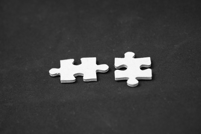 mosaic, leisure games, jigsaw, picture, secret, copy space, surface, selective focus, cardboard, jigsaw puzzle, creativity, high angle view, strategy, black