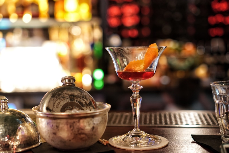negroni, glass - material, close-up, still life, drink, martini, salmon guru, focus on foreground, bar - drink establishment, spain, crockery, drinks, food and drink