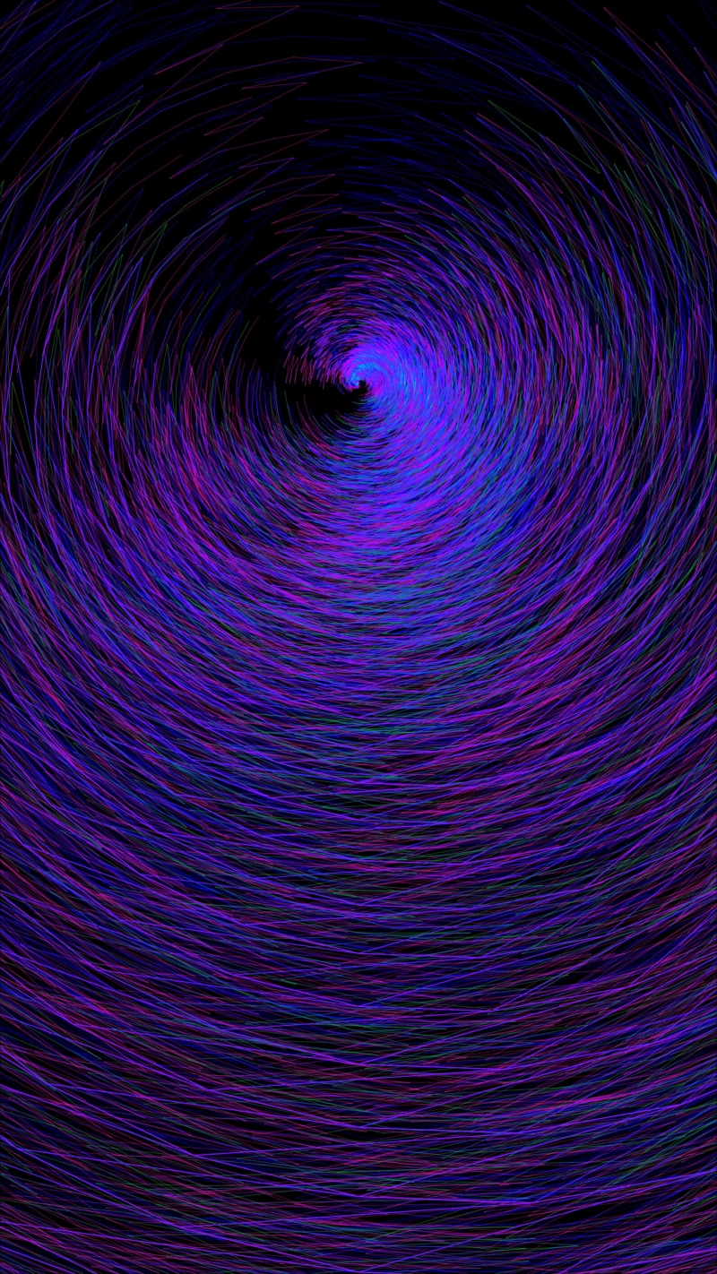 spiral, 4K, purple, funnel, rotation