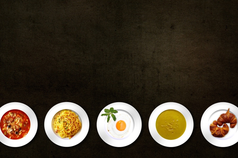 spice, table, crockery, dinner, ready-to-eat, no people, eggs, 4K, plates, foods, plate, boiled, directly above, egg yolk, boiled egg, breakfast, indoors