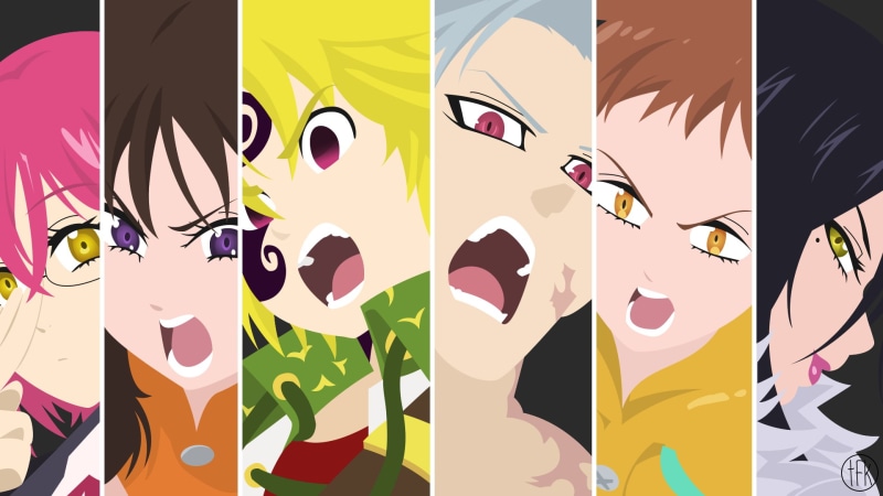 Meliodas (The Seven Deadly Sins), 1080P, King (The Seven Deadly Sins), Ban (The Seven Deadly Sins), Gowther (The Seven Deadly Sins), The Seven Deadly Sins