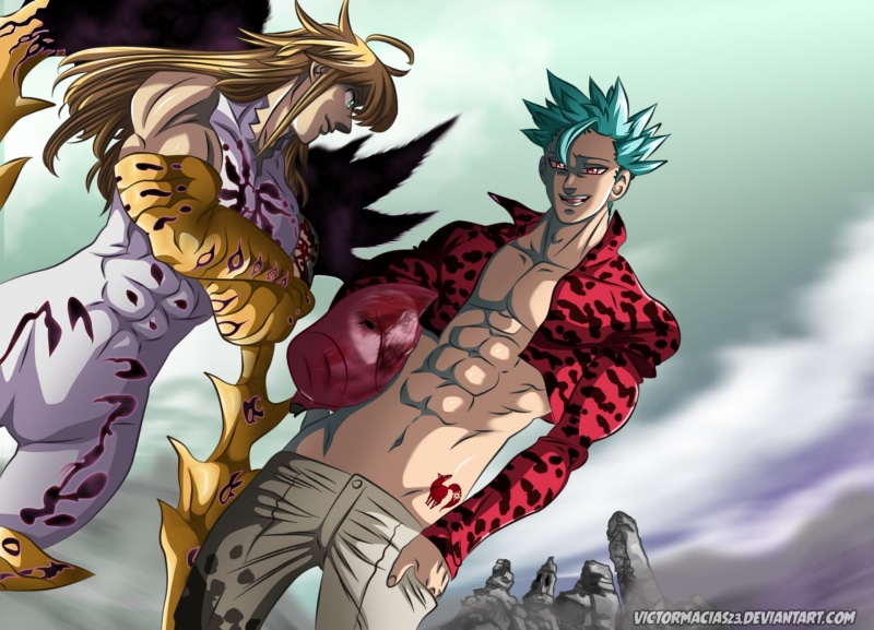 1080P, Hawk (The Seven Deadly Sins), Demon King (The Seven Deadly Sins), Anime, Ban (The Seven Deadly Sins), The Seven Deadly Sins, Meliodas (The Seven