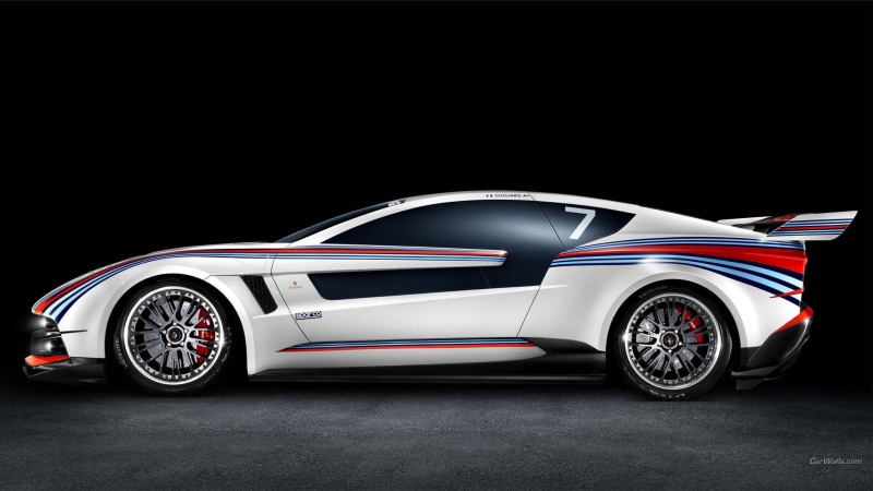 supercars, metal, chrome, silver colored, car, luxury, motorsport, transportation, shiny, sport, Italdesign Brivido Martini Racing, mode of transportation