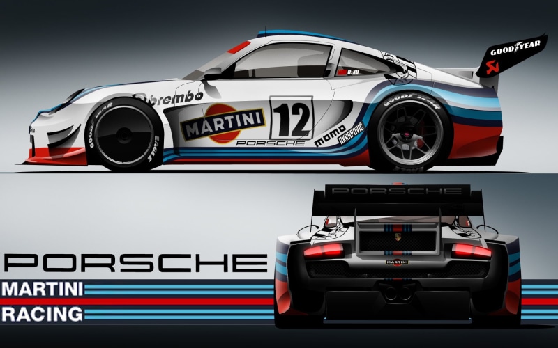 racing, porsche, martini, 1080P