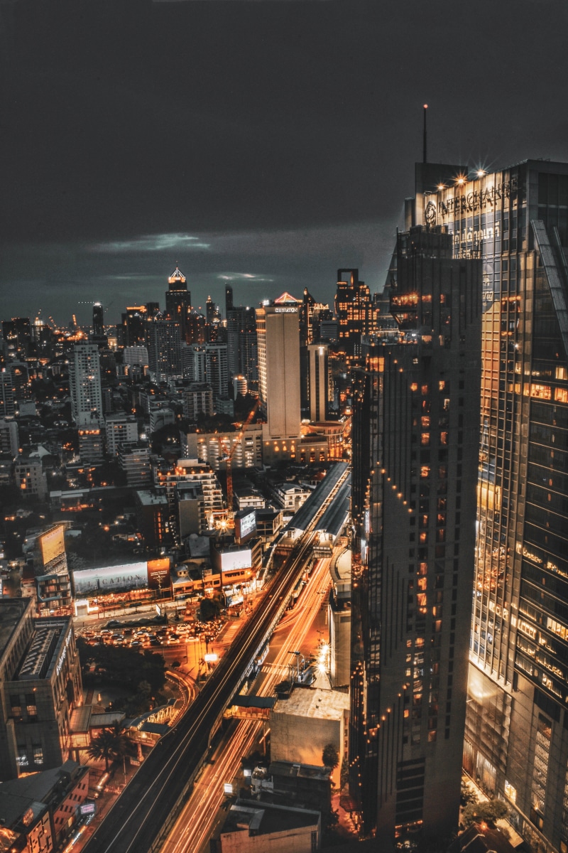 city, aerial, architecture, metropolis, downtown District, outdoors, aerial View, city Life, light - Natural Phenomenon, office Building, modern, financial District