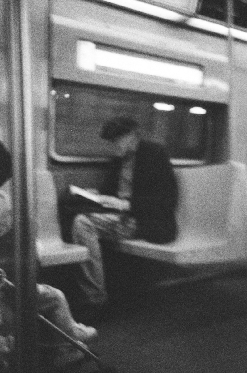 public transportation, two people, incidental people, mta, noise, train - vehicle, subway, motion, adult, real people, noisey, united states, lifestyles