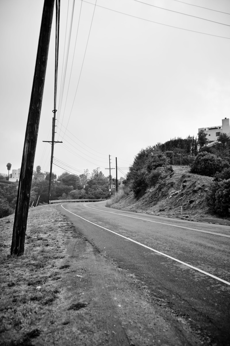power lines, gravel, connection, asphalt, power supply, cable, nature, los angeles, gritty, building, telephone line, clear sky, plant, highway, day, usa