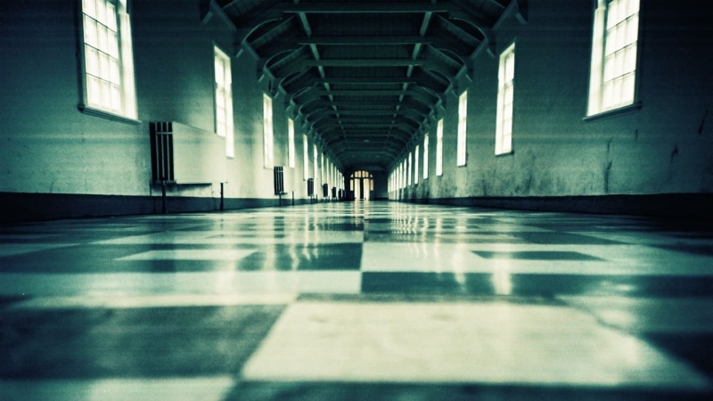 arcade, indoors, empty, lighting equipment, footpath, surface level, illuminated, flooring, subway, direction, underpass, the way forward, transportation