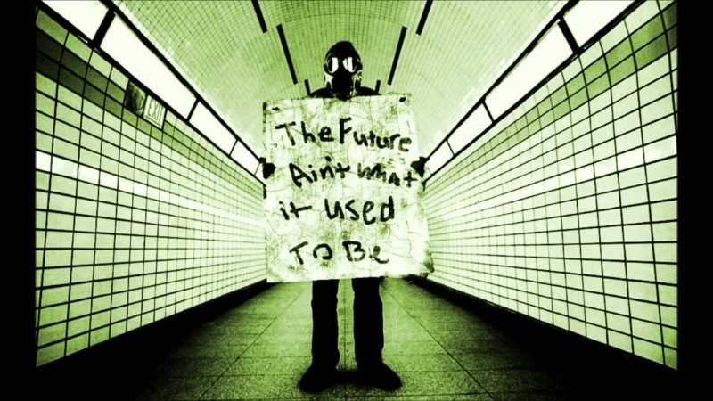 text, real people, future, 1080P, men, board, underground walkway, wall - building feature, architecture, western script, Sci Fi, underpass, indoors, Post Apocalyptic