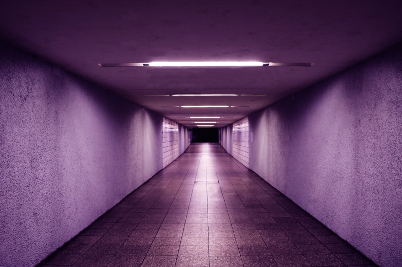 tiled floor, footpath, architecture, empty, Lost, building, infinite, tunnel, vanishing Point, underpass, wall - Building Feature, underground, ceiling