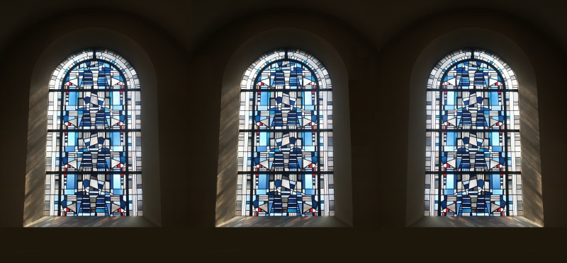 black, house of worship, glass, glass - material, mosaic, incidence of light, ornate, travel destinations, day, design, colorful, stained glass, light