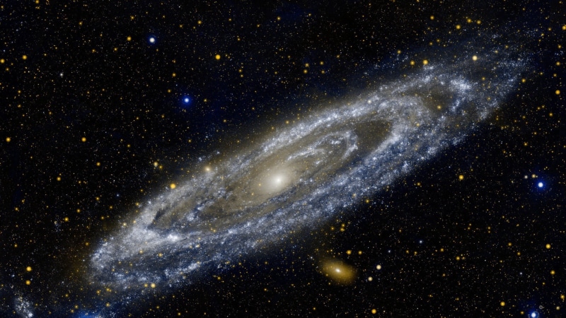 evolution, galaxy, constellation, space exploration, outdoors, star - space, 1080P, stars, astronomy, mystery, majestic, Messier 31, spiral, illuminated
