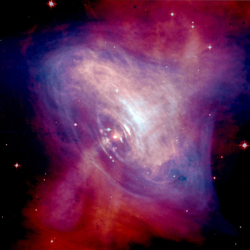 outdoors, night, multicolored, star - space, astronomy, pulsar wind fog, nasa, 1080P, space travel, ngc 1952, pink color, m 1, illuminated