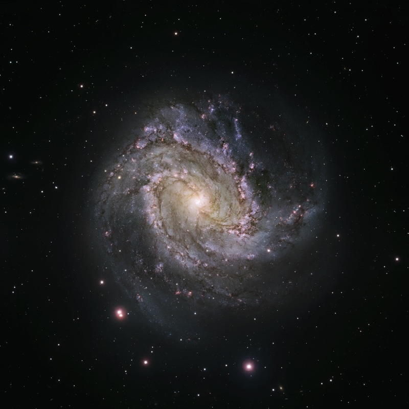 starry, messier 83, single object, sky, nature, 1080P, spiral, illuminated, stars, shine, no people, black, space, scenics - nature, space exploration