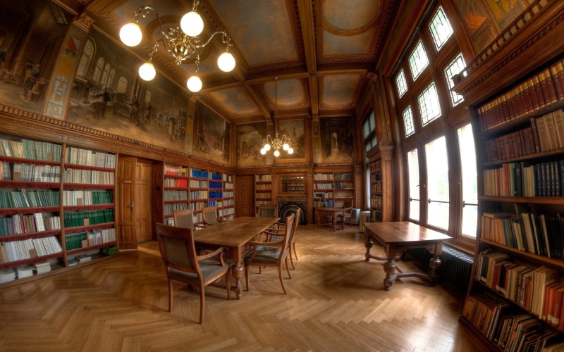 book, wooden, chair, in A Row, public Library, history, home Office, literature, desk, old-fashioned, old, learning, research, seat, antique, university