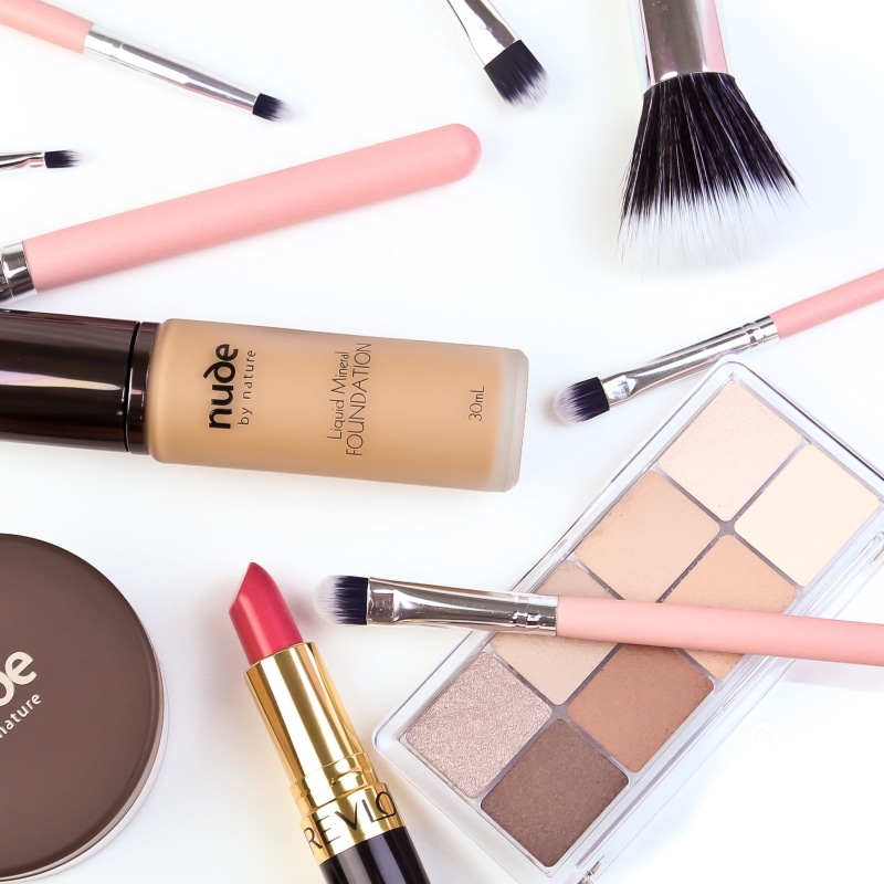 glamour, blush - make-up, make-Up Brush, 1080P, no people, multi Colored, make-up, collection, assorted, variation, eyeliner, beauty Product, white, colors