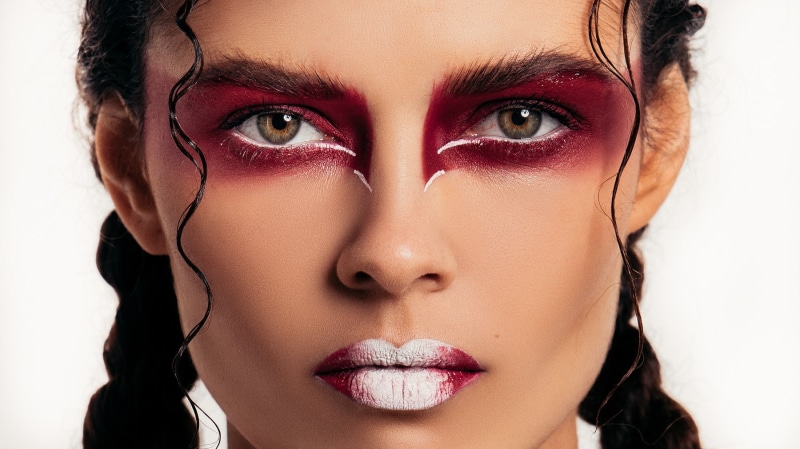 makeup, young adult, close-up, fashion, human body part, human lips, looking at camera, make-up, adult, women, 720P, body part, lipstick, beautiful people