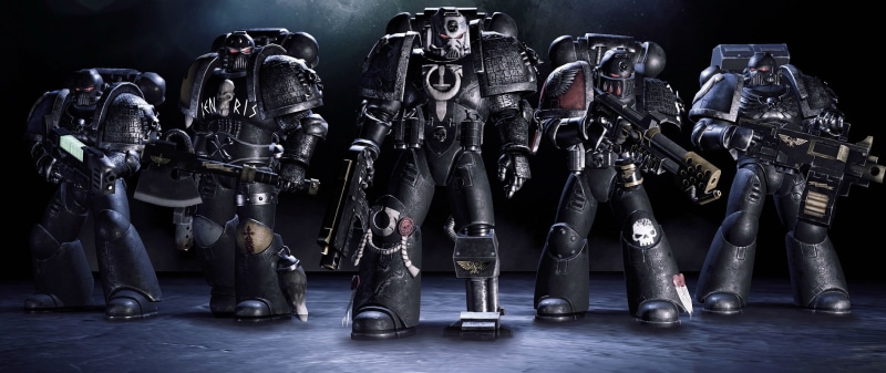 fighting, action, sci-fi, fantasy, marines, warrior, fiction, 2K, 40k, space, warhammer, futuristic