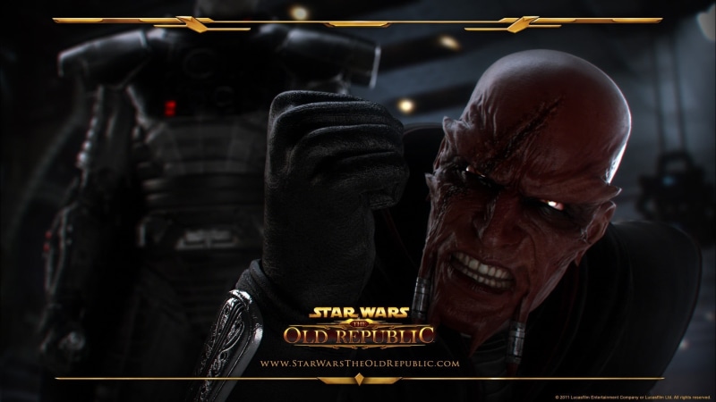 close-up, Star Wars: The Old Republic, males, republic, communication, mature men, text, men, mature adult, old, focus on foreground, Star Wars