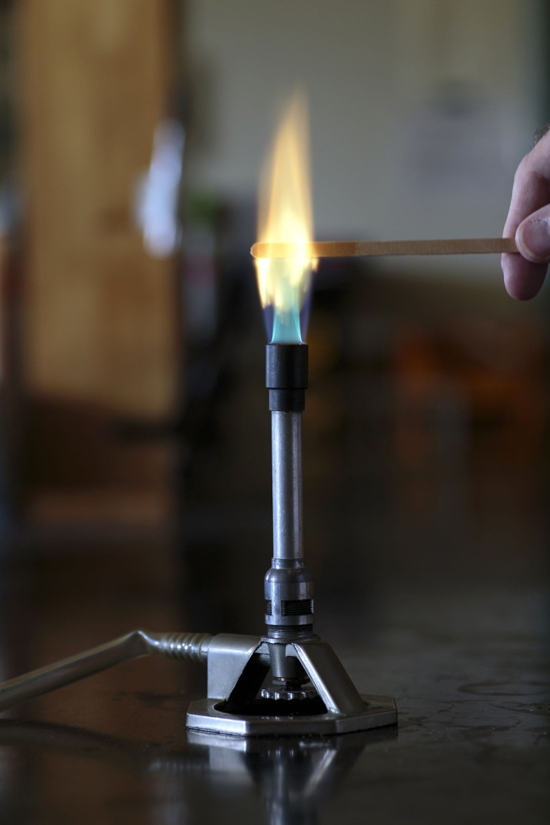 ions, 2K, colored, fire - natural phenomenon, salts, hand, burning, close-up, wooden, college, atomic, focus on foreground, metals, barium, flame, solution