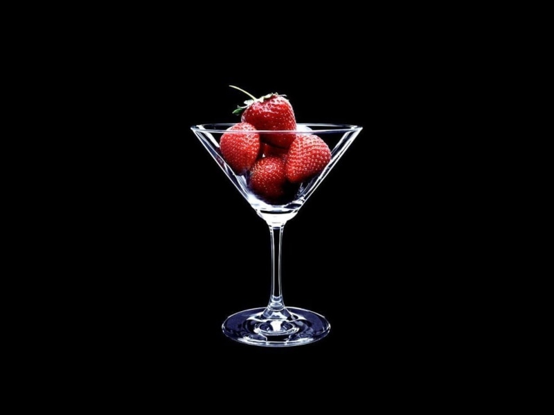 cut out, freshness, berry fruit, Glass, martini glass, Dark, food, studio shot, no people, healthy eating, food and drink, martini, alcohol, refreshment