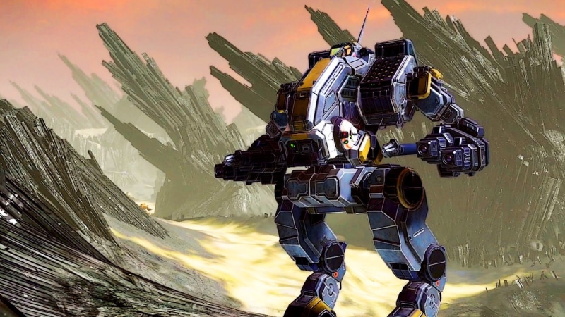 landscape, machinery, sci, MechWarrior, occupation, fi, water, robot, outdoors, military, Battletech, transportation, action, mech, helicopter, technology