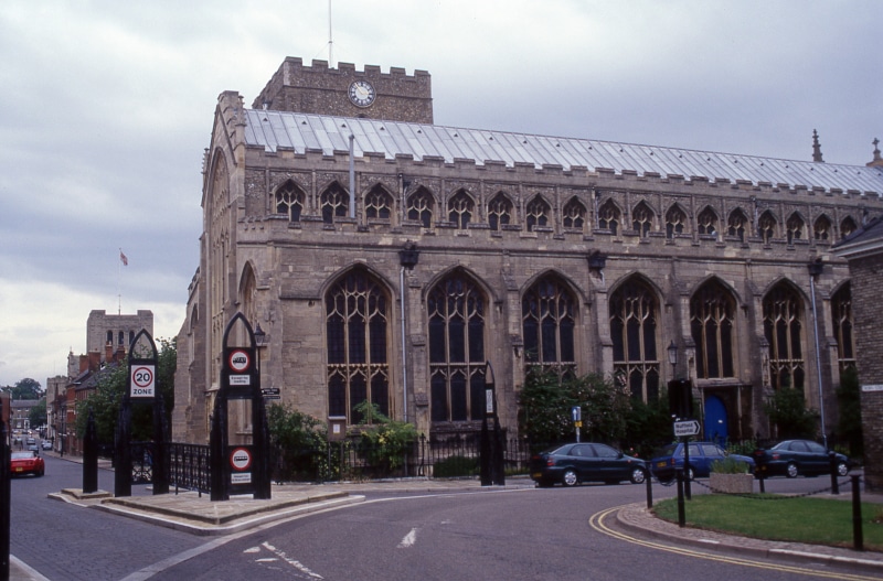 england, 4K, bury st edmunds, street, cloud - sky, mode of transportation, bury saint edmunds, built structure, city, road, the past, sky, incidental people