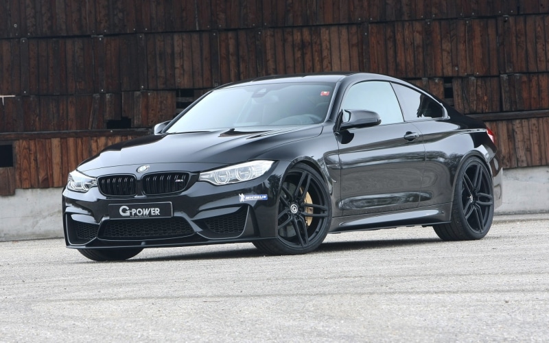 racecar, street, luxury, stationary, garage, architecture, G-Power, wheel, BMW M4 F8X, parking, 1080P, BMW M4, outdoors, day, mode of transportation, motor vehicle