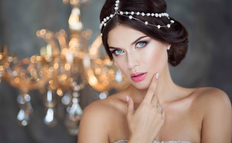 hairstyle, Model, Style, elegance, Gorgeous, 4K, front view, adult, Wedding, women, Beauty, makeup, Fashion, Beautiful, young adult, one person, Amazing