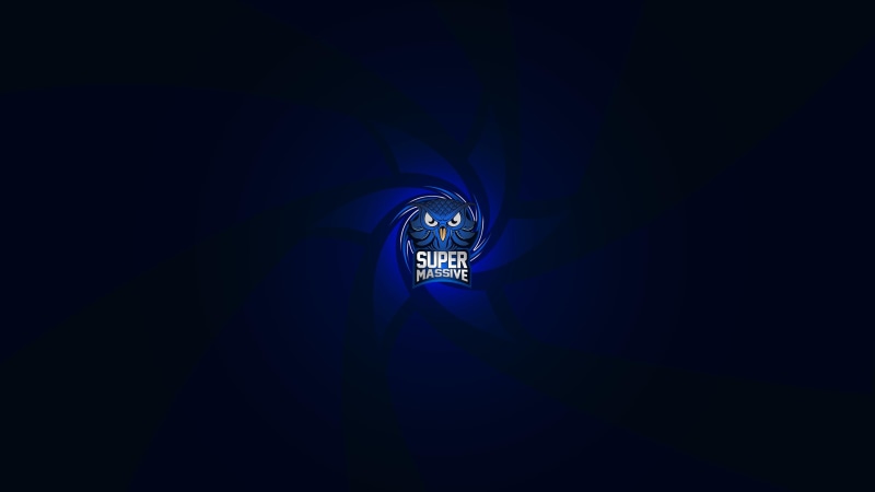 massive, super, logo, supermassive, 4K