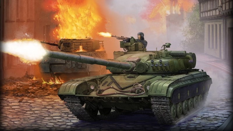 Soviet medium and main tank, Red Thunder - Team Yankee, T-72, Ural, 1080P, The most massive tank of the second generation