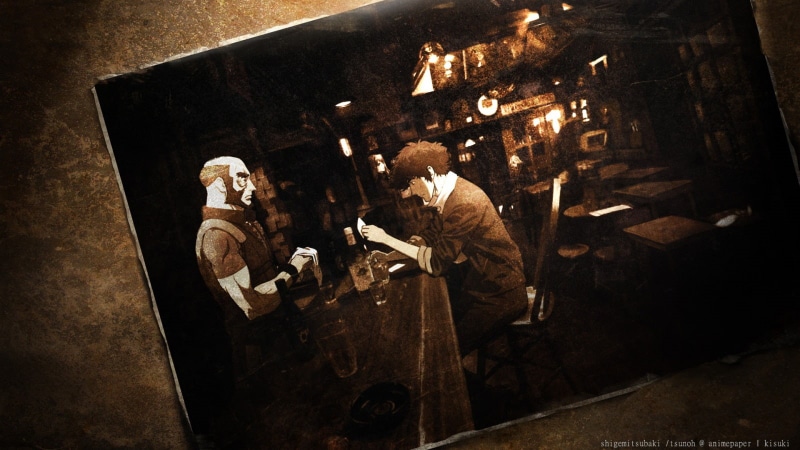 hd, bebop, anime, 720P, poster, cowboy, cartoon/comic, man, bar