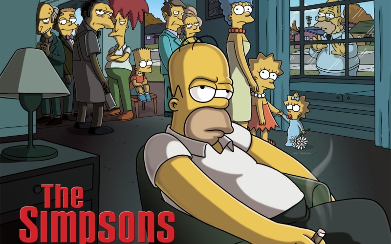 cartoon/comic, the, simpsons, 1080P, hd, sopranos