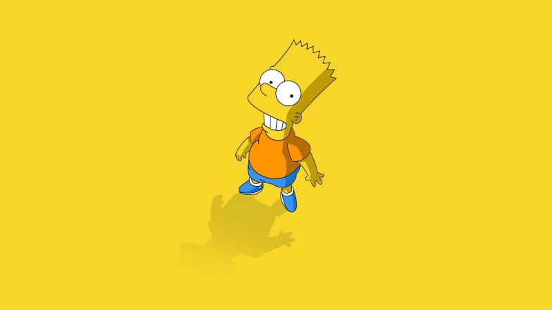 the, cartoon/comic, 1080P, bart, yellow, simpsons, hd