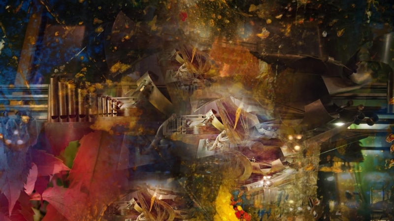 water, real people, market, retail display, art, glass - material, transparent, choice, collage, hanging, colors, indoors, digital composite, place of worship