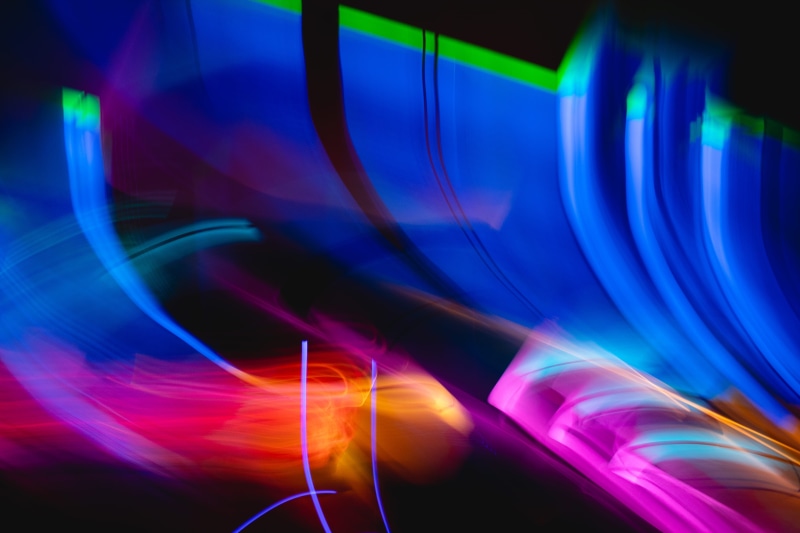 lights, led, abstract, electricity, graphics, citylights, flare, black background, blue, big city, power supply, pattern, communication, 5K, machine, backgrounds