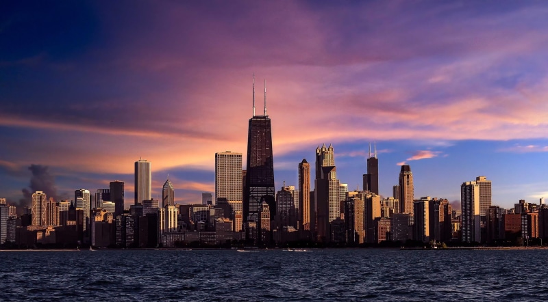 city, Illinois City, Chicago, 1080P, illinois