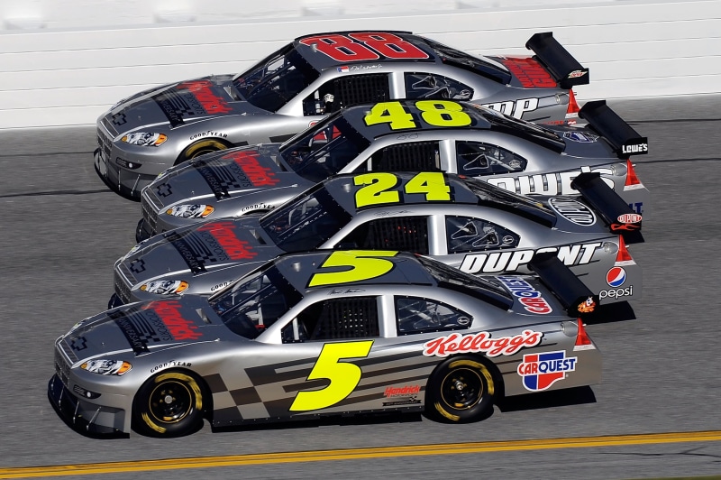 Jeff Gordon, car, Jimmie Johnson, 2K, Nascar