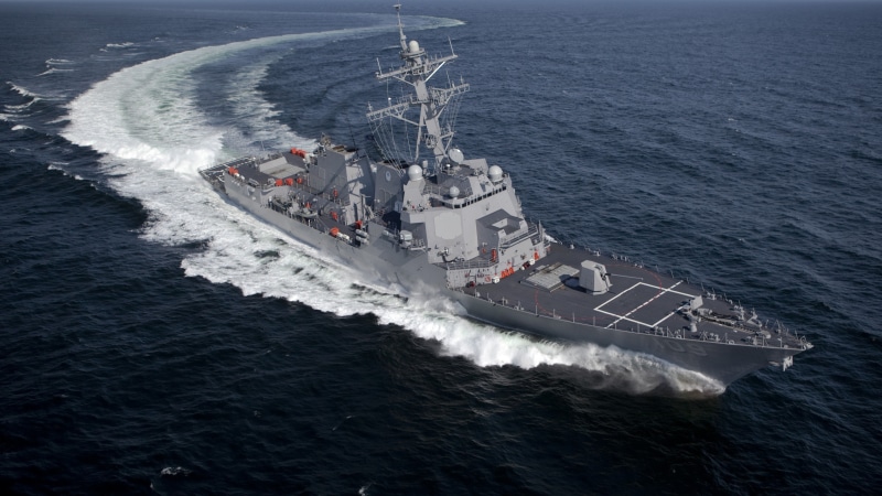 U.S. Navy, DDG-109, maneuver, body, water, destroyer, battleship, sea, 5K, USS Jason Dunham, Arleigh Burke-class