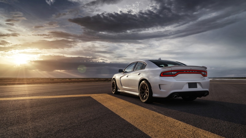2015, excellent, sunlight, charger, dodge, hellcat, sky, dodge charger srt hellcat, 4K, srt