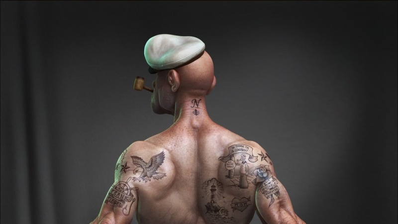 young adult, human body part, indoors, adult, muscular build, creativity, human representation, men, digital composite, tattoo, one person, man, 1080P