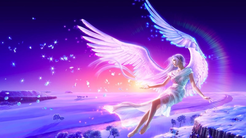 dreamy, dancing, wings, full length, women, performance, fantasy art, blurred motion, 1080P, digital composite, motion, arts culture and entertainment