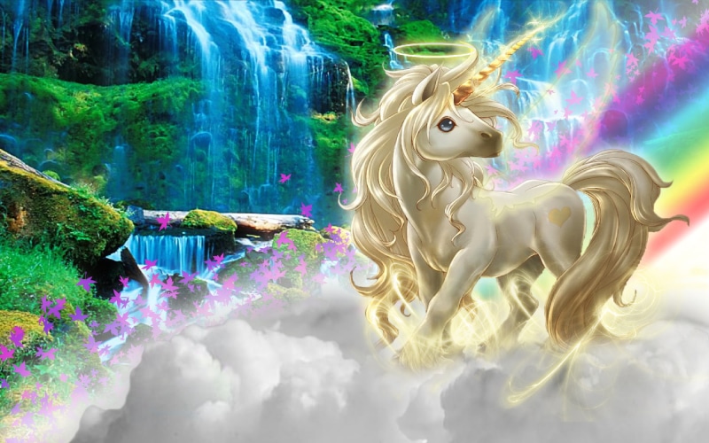 horse, unicorn, magical, 1080P, animal