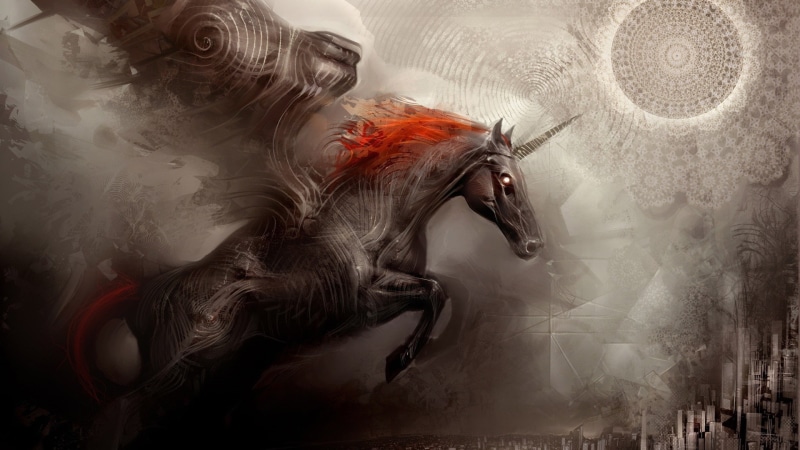 hd, art, flying horse, flying, horses, unicorns, horse, x, 1080P, animals