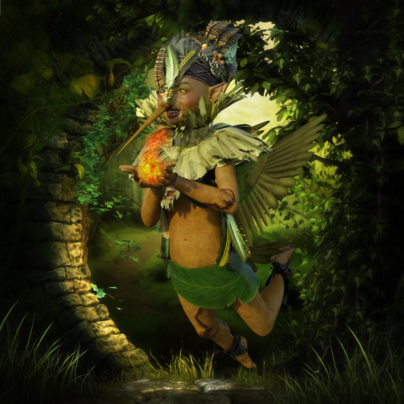 romantic, magic, lighting, beautiful, fantasy, mystical, full length, one person, land, fairytale, atmospheric, leaf, day, plant, fairy tales, atmosphere