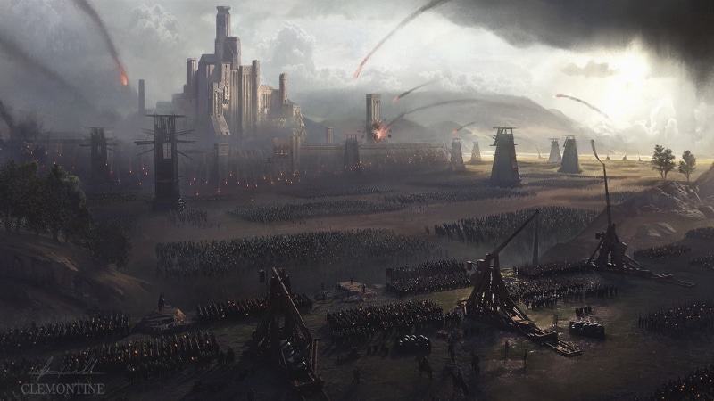Army, Siege Tower, Siege, 1080P, Fantasy, Battle, Trebuchet